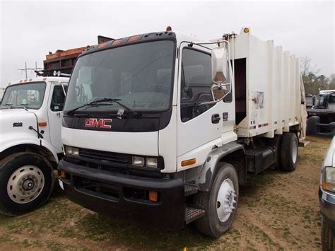 2002 Gmc T7500 Garbage Truck Vinsn1gdm7c1c12j505593 Sa Cat 3126