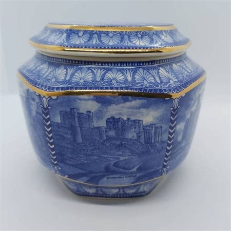 Wade Pottery Ringtons Porcelain Tea Caddy Jar Millennium 2000 Etsy