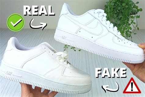 Fake Vs Real Nike Air Force 1s 10 Differences And Photos Wearably Weird