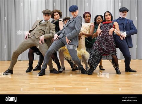Members Of The Cast Perform During The Press Launch Of The Rambert Dance Production Of Peaky