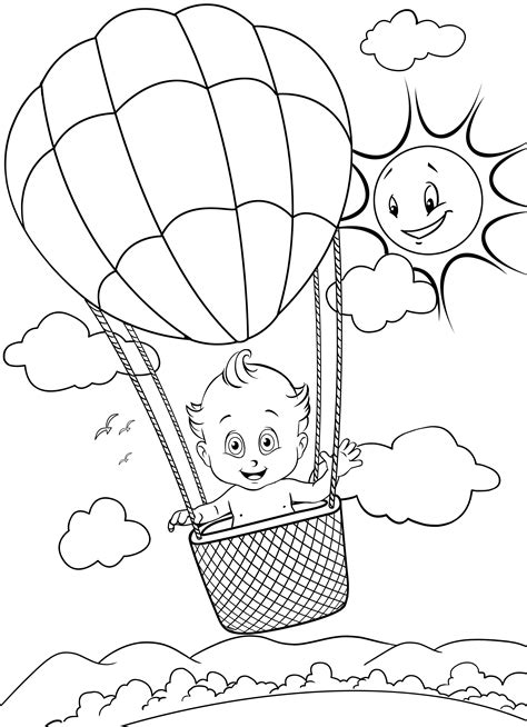 Imagem De Balao Para Imprimir
