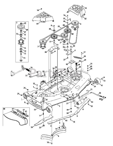 Cub Cadet Parts On The Mower Deck Inch Diagram For Lgtx My Xxx Hot Girl
