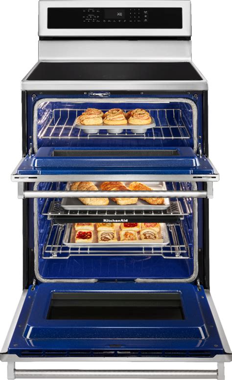Kitchenaid 67 Cu Ft Self Cleaning Freestanding Double Oven