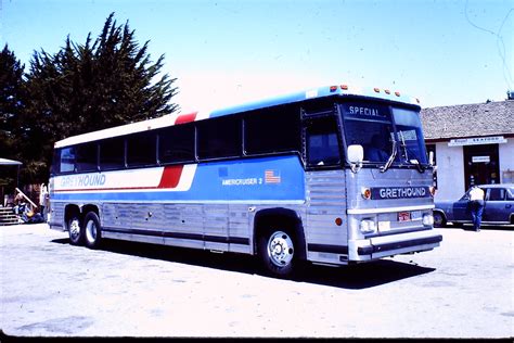 Greyhound Bus 8109mci Mc 9 Taken At Monterey Ca On May Flickr