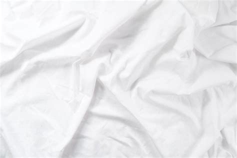 Crumpled Sheet Morning Bed White Fabric Texture 584442 Textures