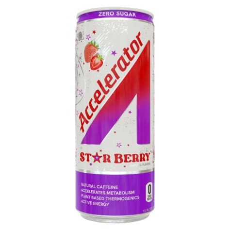 Ashoc Accelerator Zero Sugar Strawberry Dream Energy Drink Can 12 Fl