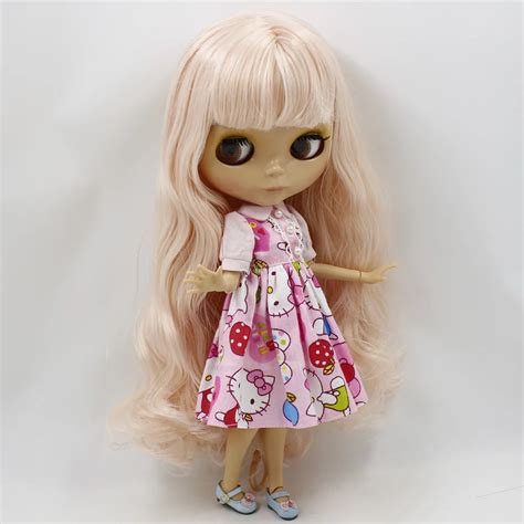 ICY Nude Factory Blyth Doll Serires No 2352 Pale Pink Hair JOINT Body