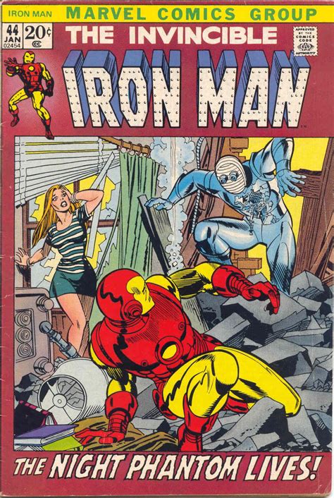 Iron Man 44 By Gil Kane Marvel Comics Covers Marvel Comic Books Comic Books Art Dc Comics