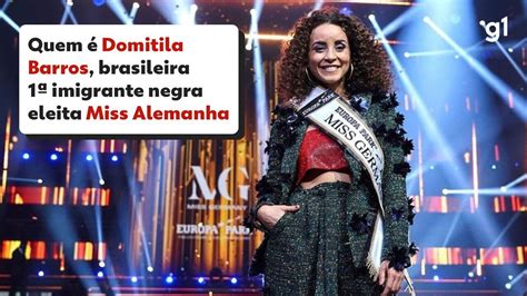Quem é Domitila Barros 1ª Imigrante Negra Eleita Miss Alemanha Mundo