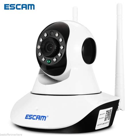 Escam G02 720p Hd Wifi Security Camera Indoor Night Vision Wireless Panandtilt Ip Camera Home