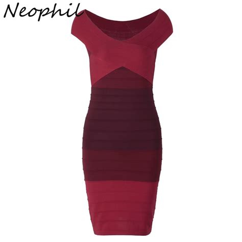 Neophil 2022 Spring Off Shoulder Women Bandage Mini Dresses Bodycon Sexy Slim Slash Neck