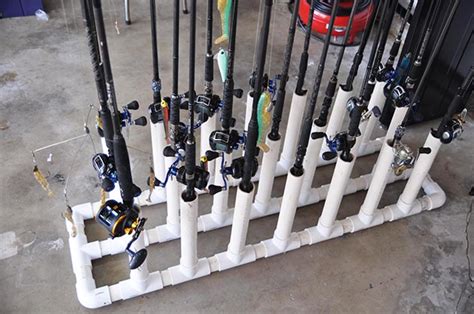 {diy tutorial} fishing pole by giggles galore. DIY Rod Racks for the Garage - Diy Fishing Rod Holders For Garage
