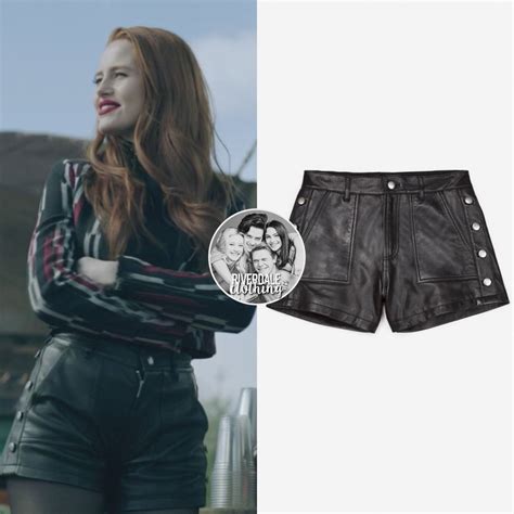 Cheryl Blossom Wears These The Kooples Side Button Leather Shorts On