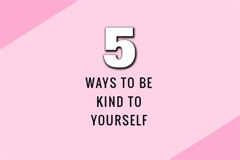 5 Ways To Be Kind To Yourself Colorband Creative