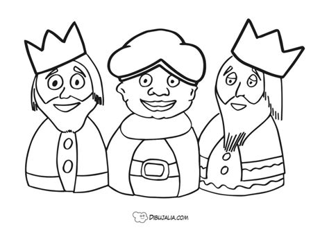 Reyes Magos Dibujo Dibujalia Los Mejores Dibujos Para Colorear Ilustraciones Y