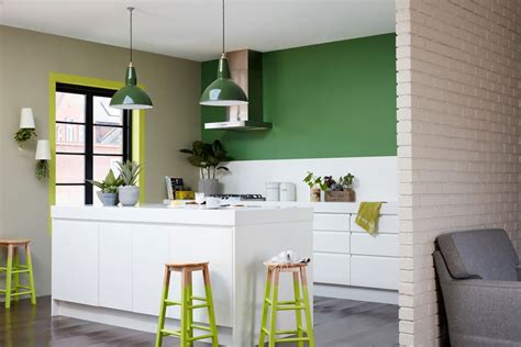 If white gloss appeals for an instant facelift and a clean and tidy look, this ronseal one coat cupboard gloss looks to be the best kitchen cupboard paint around. Green Kitchens - Green Decorating & Paint Ideas | Dulux