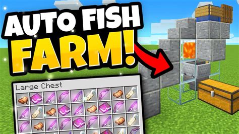 Easiest Automatic Afk Fish Farm Tutorial Java And Bedrock Minecraft 1