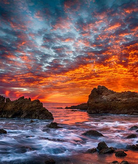 Corona Del Mar Sunset Newport Beach California Images Follow Me For