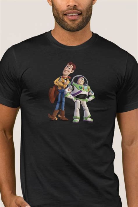 Toy Story 3 Buzz And Woody T Shirt Zazzle Toy Story Shirt Mens