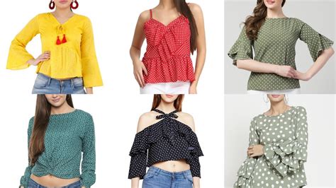Summer Daily Wear Tops Designs For Girls 2020 Jeans Top Designs