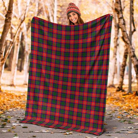 Scottish Roxburgh District Clan Tartan Blanket