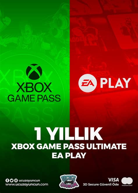 1 Yıllık Xbox Game Pass Ultimate Ea Play