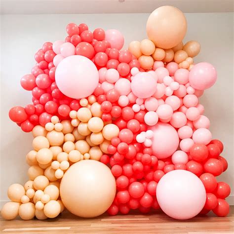 Rose gold balloons decorations for birthday party,126 pieces balloon garland arch kit, rose gold pink and gold confetti balloons for baby shower wedding birthday graduation anniversary bachelorette globos para fiestas, rose gold birthday party decorations. Balloon Walls - balloonswow