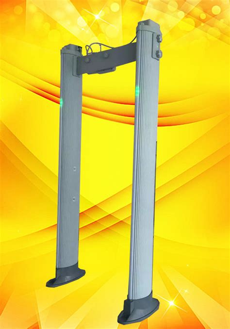 Waterpoof Column Shape Walk Through Metal Detector For Airport With 18