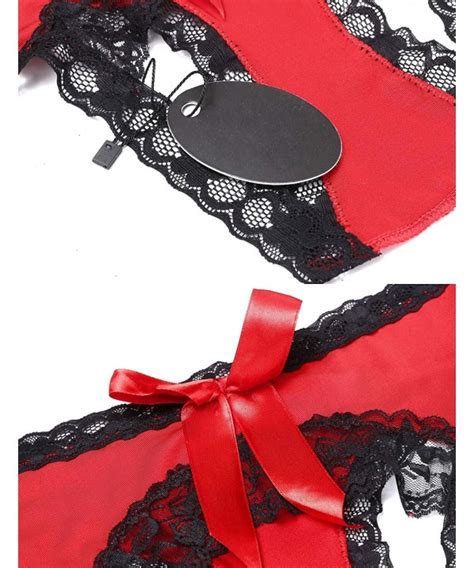 women sexy lingerie lace trimmed crotchless underwear panty g strings