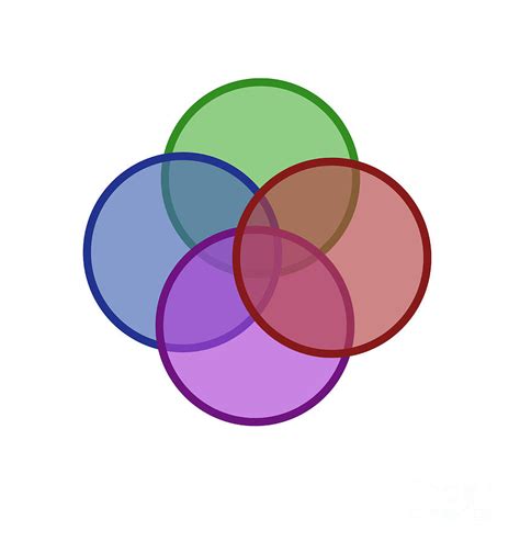 Venn Diagram Of Intersecting Circles Photograph By Gwen Shockey Pixels