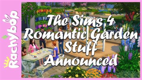 The Sims 4 Romantic Garden Stuff Announced Romantic Garden Sims 4