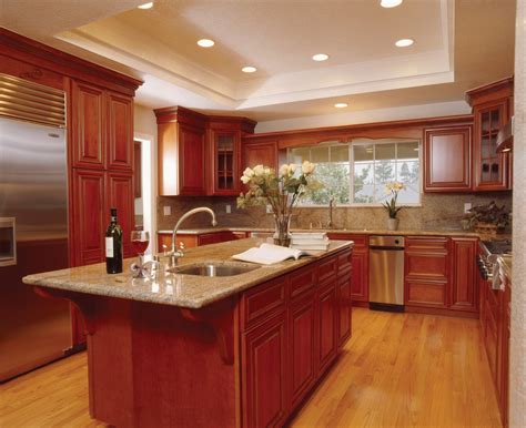 Homeku Kitchen Ideas Cherry Cabinets Design Highlight A Feature Rich