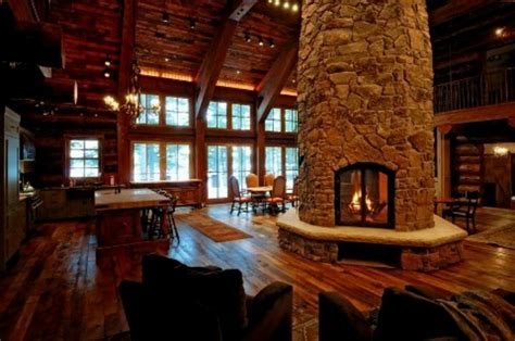 Nahbs Home Of The Day Loves A Fire In The Fireplace And This Cabin