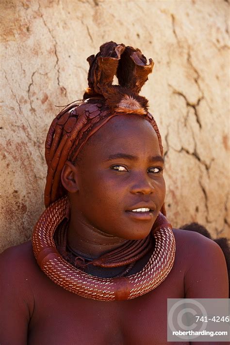 Himba Woman Skeleton Coast National Stock Photo
