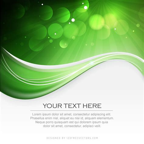 Green Background Graphic Design Template Graphic Design Templates