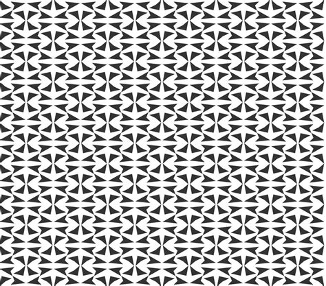 Abstract Geometric Seamless Pattern Repeating Geometric Black And