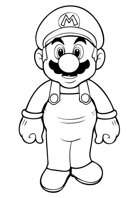 Para Colorear Dibujos Faciles De Mario Bros Crafts Diy And Ideas Blog