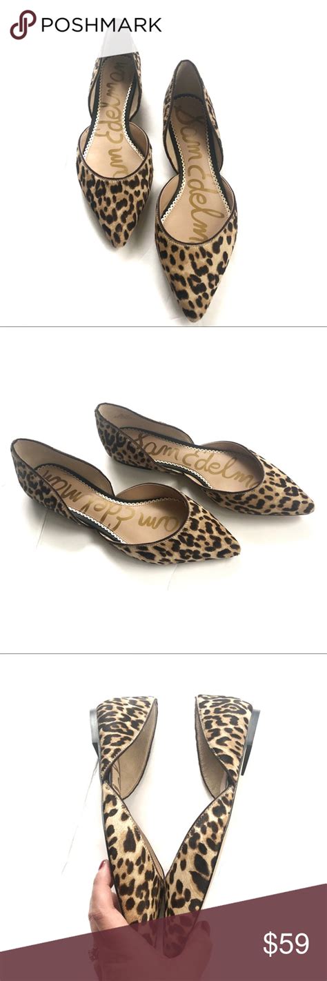 Sam Edelman Rodney Dorsay Leopard Pointed Flats In 2020 Pointed