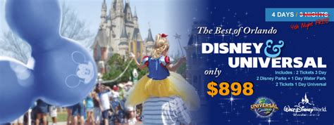 Discount Orlando Tickets Disney World Vacation Universal Studios