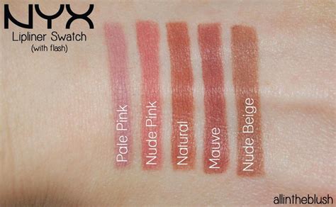 Nyx Lip Liner Swatches Ever Nyx Slim Lip Pencils Review And Swatches