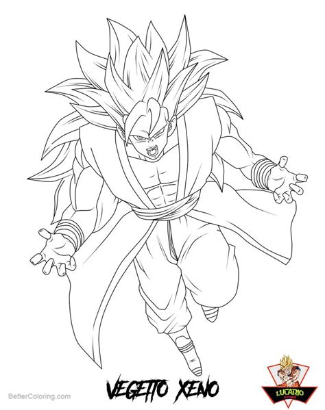 Vegeta Ssj 3 Para Colorear Fotodtp