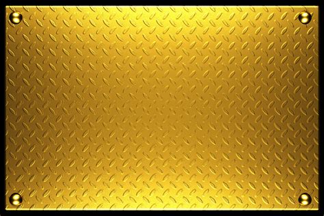 Free Download Gold Metallic Steel Plate Texture Background Metal