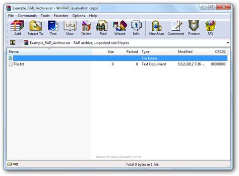 Open Extract And Create Rar Files Using Winrar