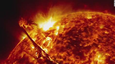 Nasas Breathtaking Images Of The Sun Cnn Video