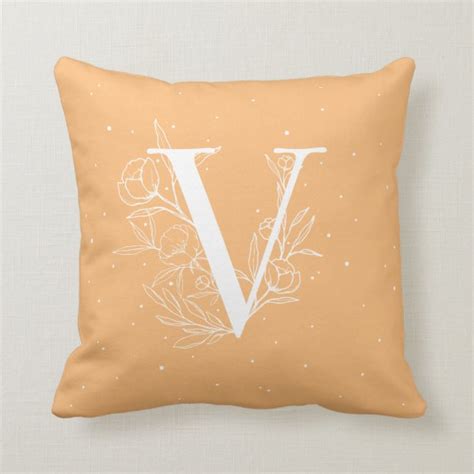 Letter V Pillows And Cushions Zazzle Ca