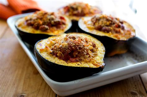 Baked Stuffed Acorn Squash Recipe NYT Cooking