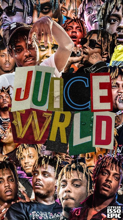 Juice Wrld Collage Wallpaper Made By Me In Memorial Of