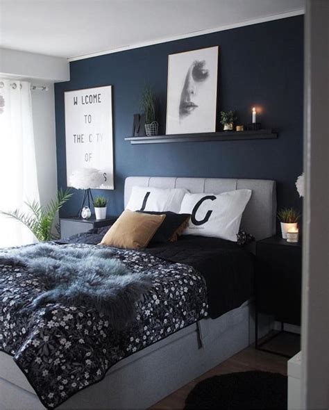 47 Beautiful Blue And Gray Bedrooms Digsdigs
