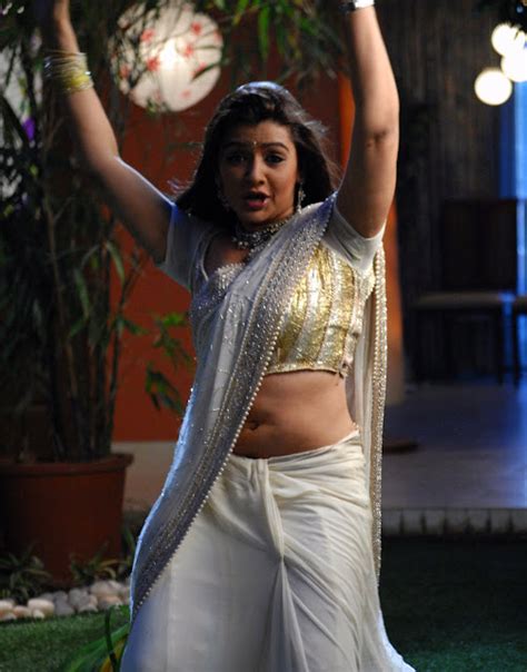 Aarti Agarwal Sexy Pallu Drop Hot Mega Navel Sexy Blouse Choli Cleavages