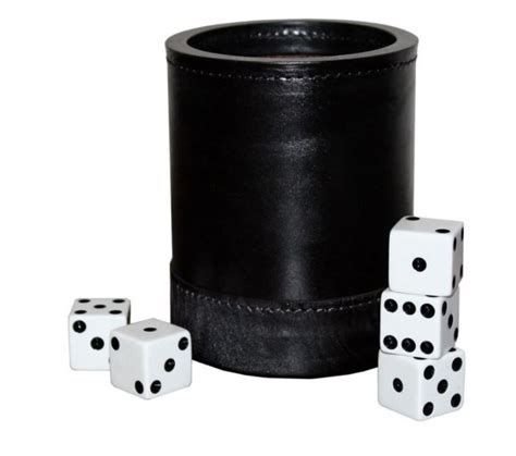 All Leather Dice Cup